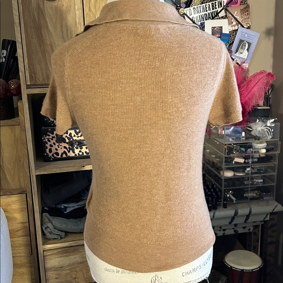 J. Crew Camel Cashmere Sweater - Small NWT - Picture 5 of 6